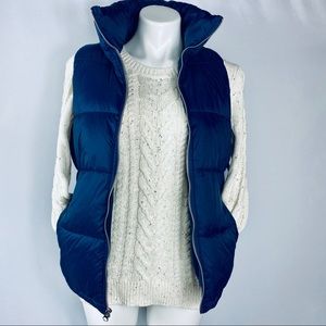 🥶Old Navy Frost Free Navy Blue Puffer Vest